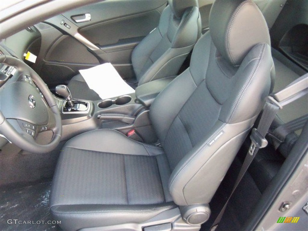 2013 Genesis Coupe 3.8 Grand Touring - Gran Premio Gray / Black Leather photo #15