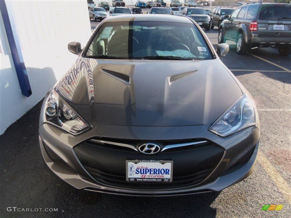 2013 Genesis Coupe 2.0T - Gran Premio Gray / Black Cloth photo #2