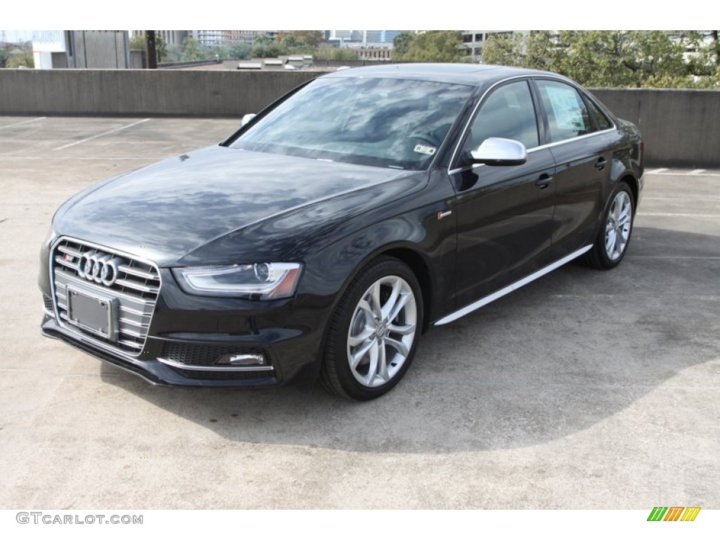 Phantom Black Pearl Effect 2013 Audi S4 3.0T quattro Sedan Exterior Photo #75096375