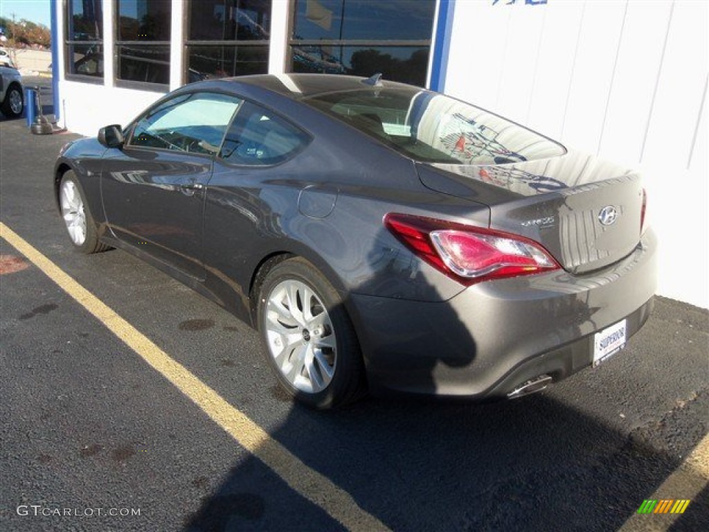 2013 Genesis Coupe 2.0T - Gran Premio Gray / Black Cloth photo #5