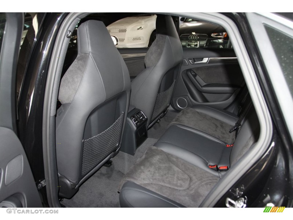 Black Interior 2013 Audi S4 3.0T quattro Sedan Photo #75096588