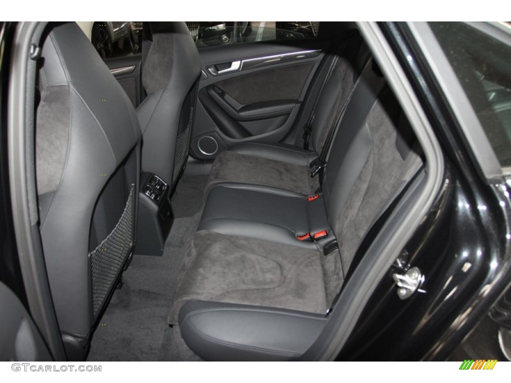 Black Interior 2013 Audi S4 3.0T quattro Sedan Photo #75096607