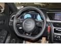 Black 2013 Audi S4 3.0T quattro Sedan Steering Wheel