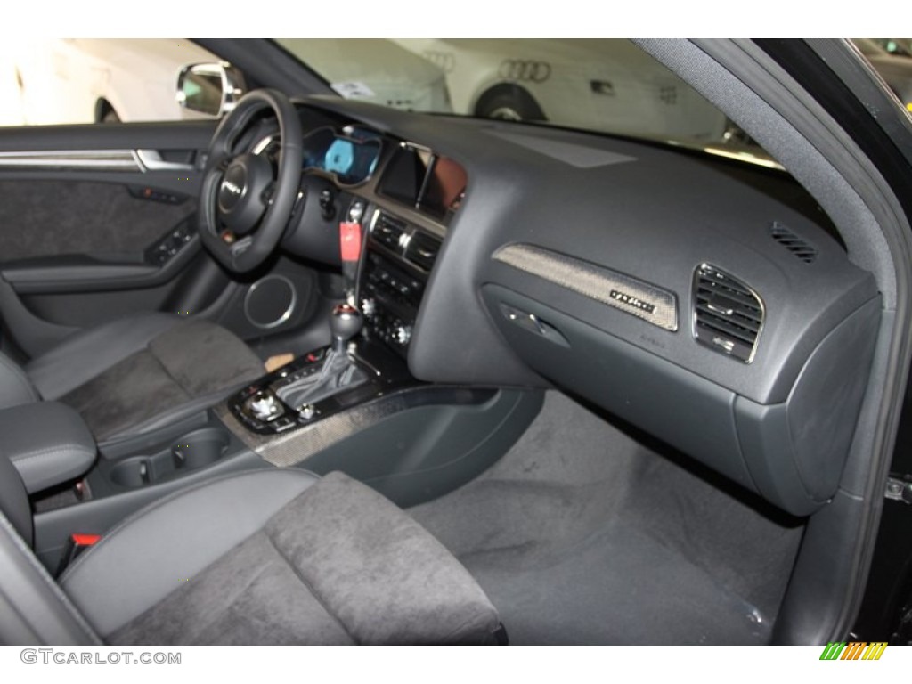 2013 Audi S4 3.0T quattro Sedan Black Dashboard Photo #75096816