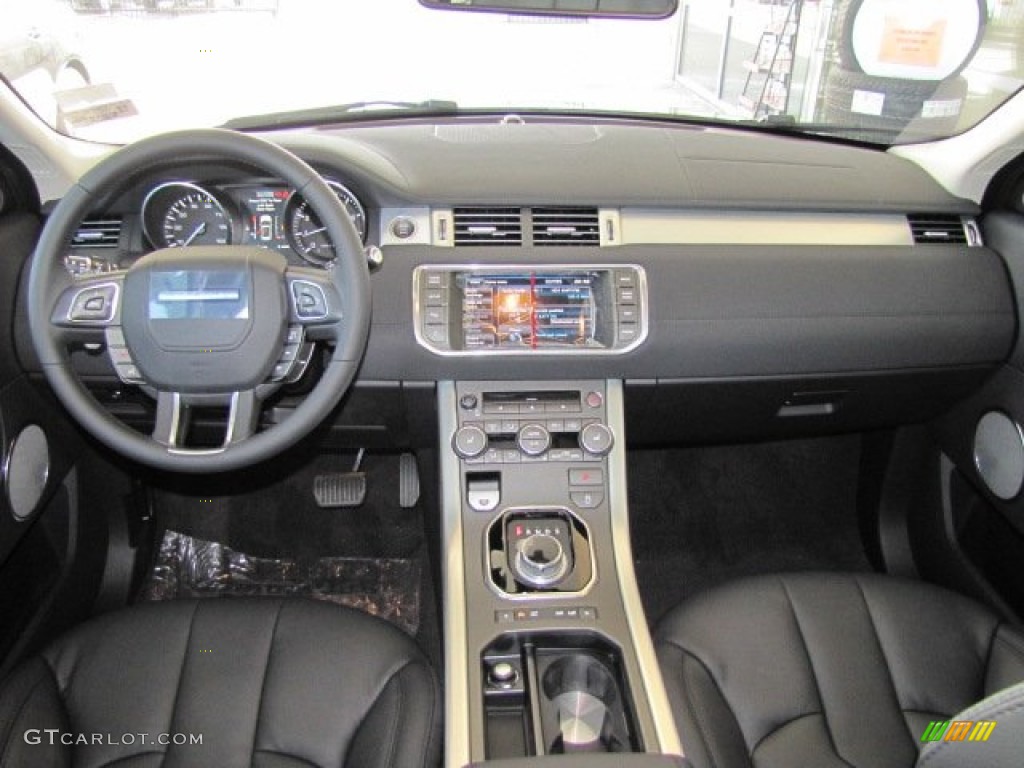 2013 Land Rover Range Rover Evoque Pure Ebony Dashboard Photo #75097365