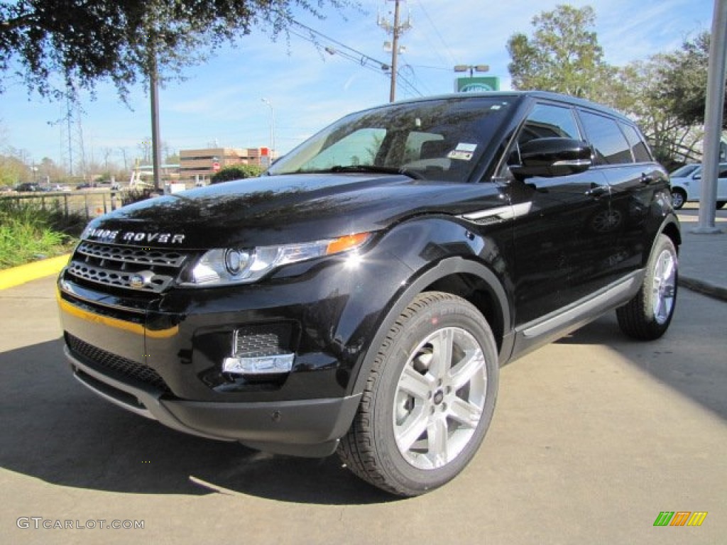 Santorini Black Metallic 2013 Land Rover Range Rover Evoque Pure Exterior Photo #75097422