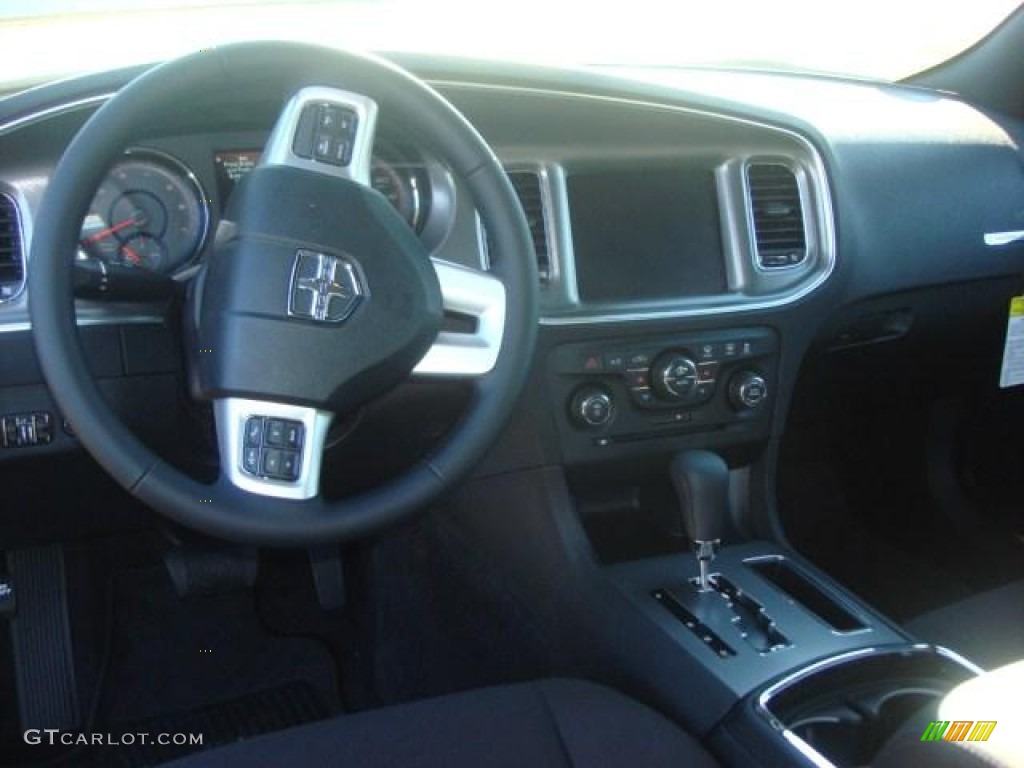 2013 Charger R/T - Granite Crystal / Black photo #6