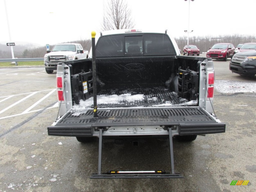 2011 F150 Platinum SuperCrew 4x4 - Ingot Silver Metallic / Steel Gray/Black photo #10