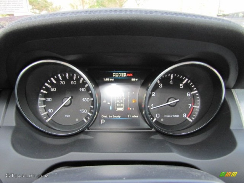 2013 Land Rover Range Rover Evoque Dynamic Coupe Gauges Photo #75098030