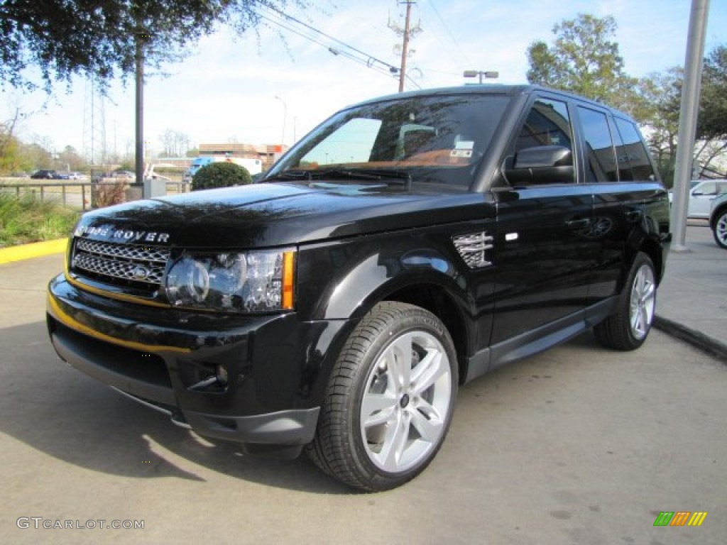Santorini Black 2013 Land Rover Range Rover Sport Supercharged Exterior Photo #75098270