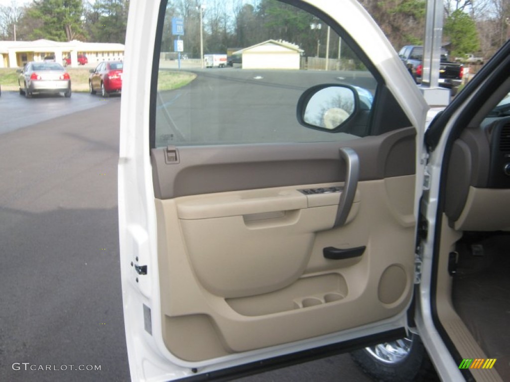 2012 Silverado 1500 LT Crew Cab 4x4 - White Diamond Tricoat / Light Cashmere/Dark Cashmere photo #16