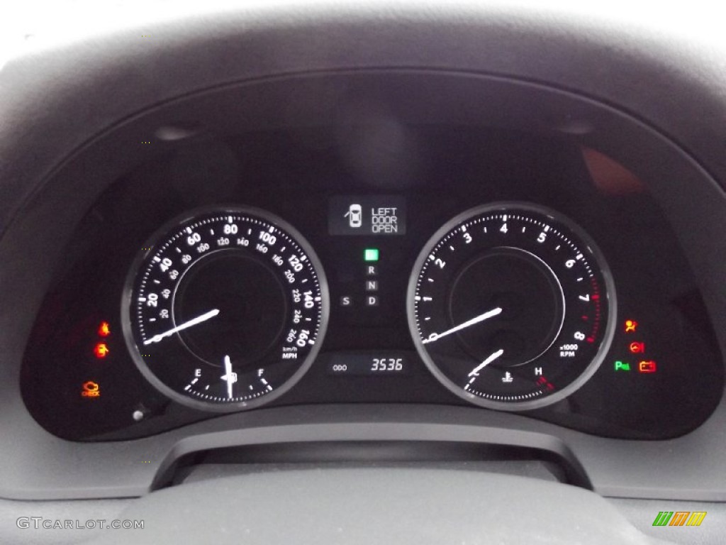 2012 Lexus IS 350 C Convertible Gauges Photo #75099198