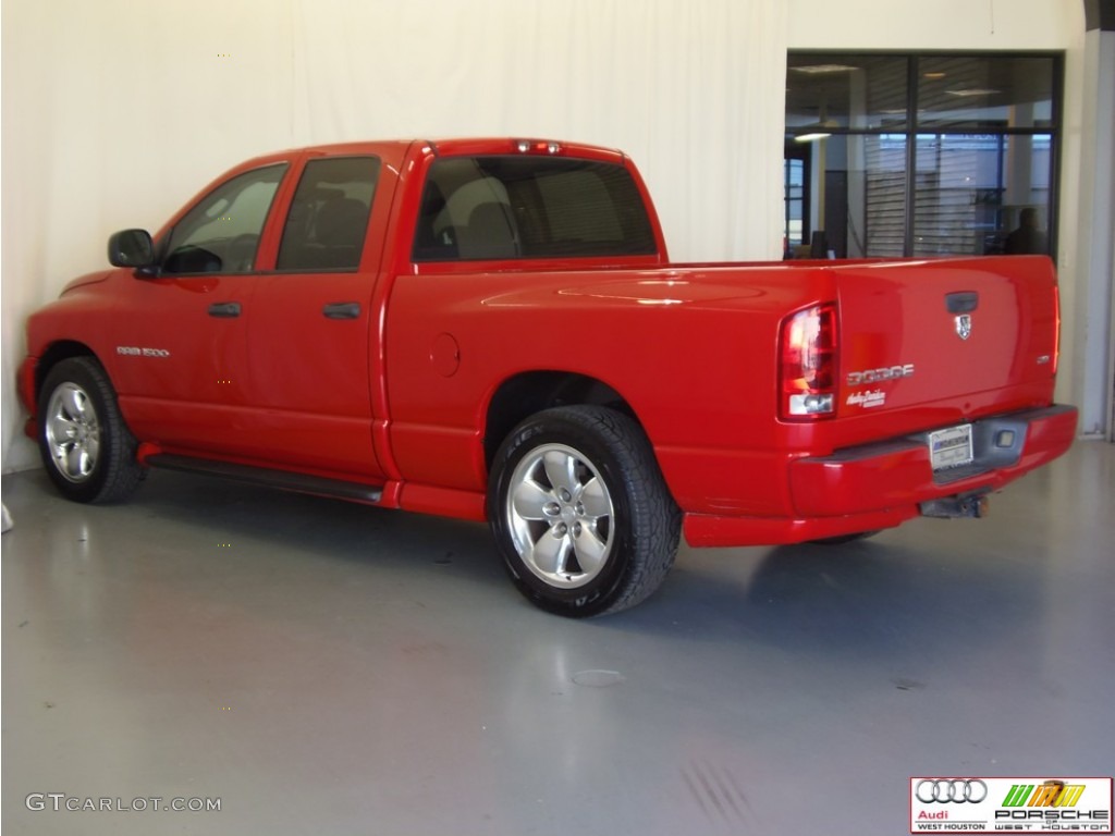 2003 Ram 1500 SLT Quad Cab - Flame Red / Dark Slate Gray photo #19