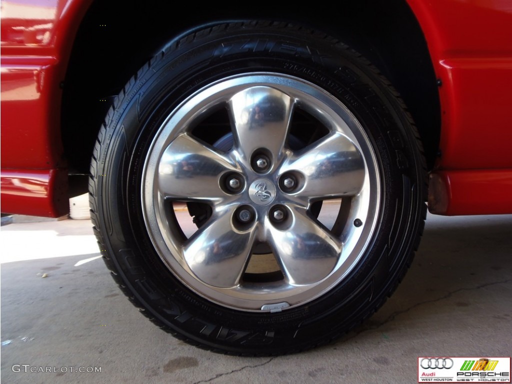 2003 Ram 1500 SLT Quad Cab - Flame Red / Dark Slate Gray photo #30