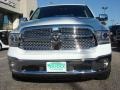 2013 Bright White Ram 1500 Laramie Crew Cab 4x4  photo #6