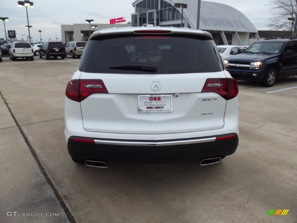2013 MDX SH-AWD Technology - Aspen White Pearl / Parchment photo #8