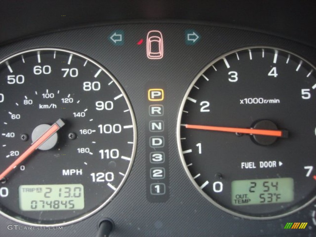 2003 Outback Wagon - Timberline Green Pearl / Gray photo #16