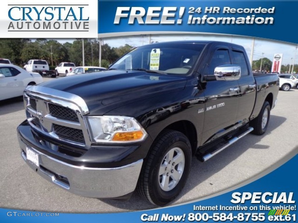 Brilliant Black Crystal Pearl Dodge Ram 1500