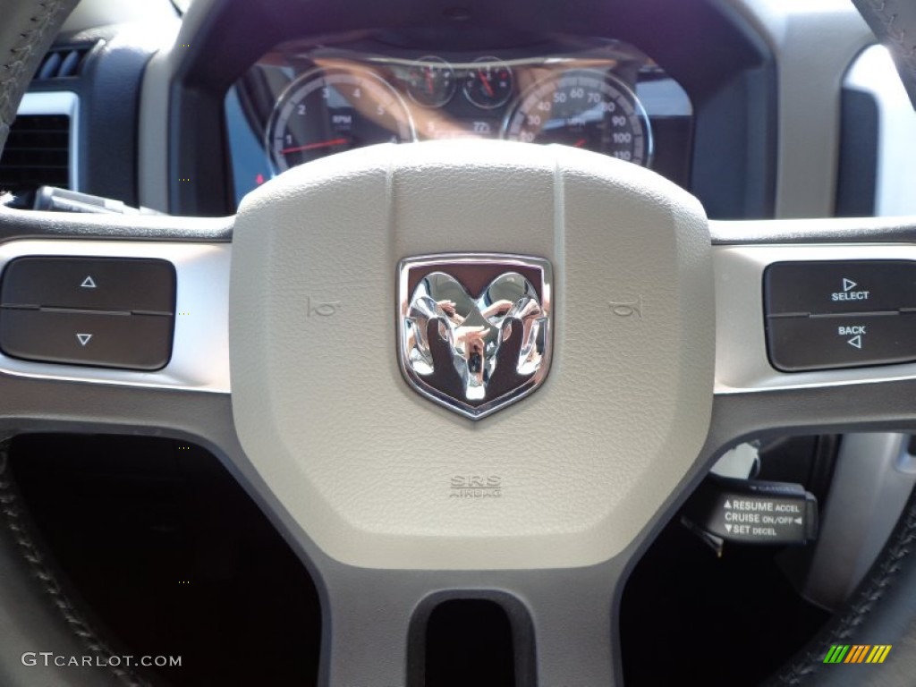 2011 Ram 1500 SLT Quad Cab 4x4 - Brilliant Black Crystal Pearl / Dark Slate Gray/Medium Graystone photo #23