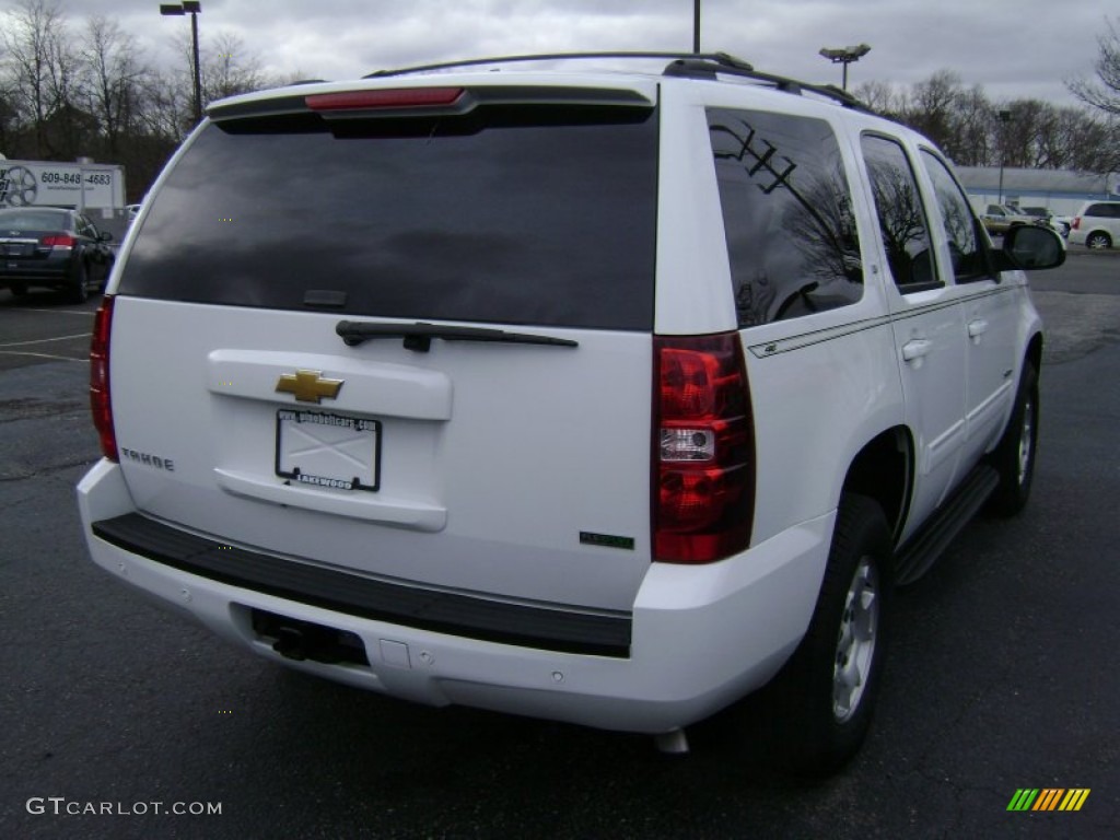 2012 Tahoe LT 4x4 - Summit White / Light Cashmere/Dark Cashmere photo #4