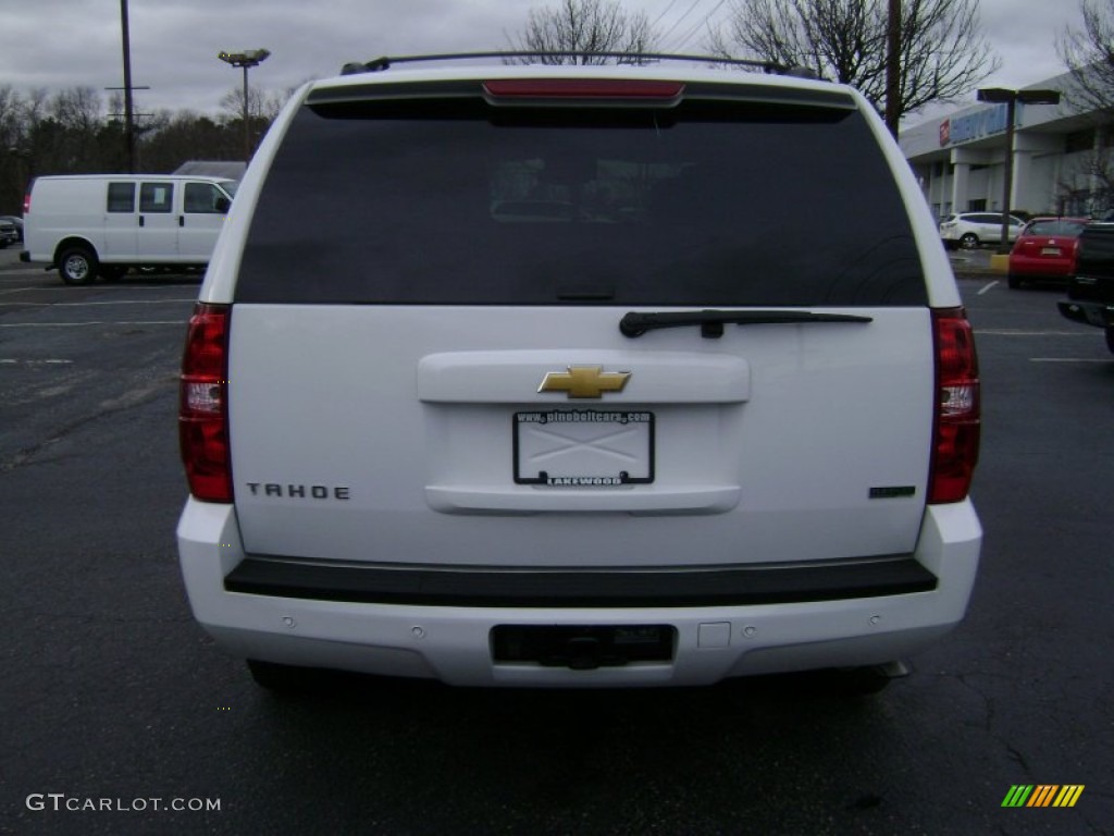 2012 Tahoe LT 4x4 - Summit White / Light Cashmere/Dark Cashmere photo #5