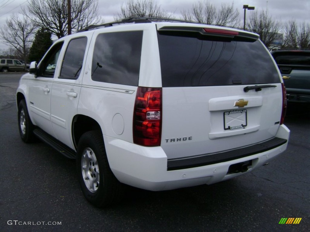 2012 Tahoe LT 4x4 - Summit White / Light Cashmere/Dark Cashmere photo #6