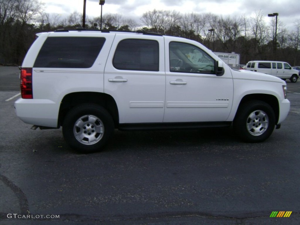 2012 Tahoe LT 4x4 - Summit White / Light Cashmere/Dark Cashmere photo #7
