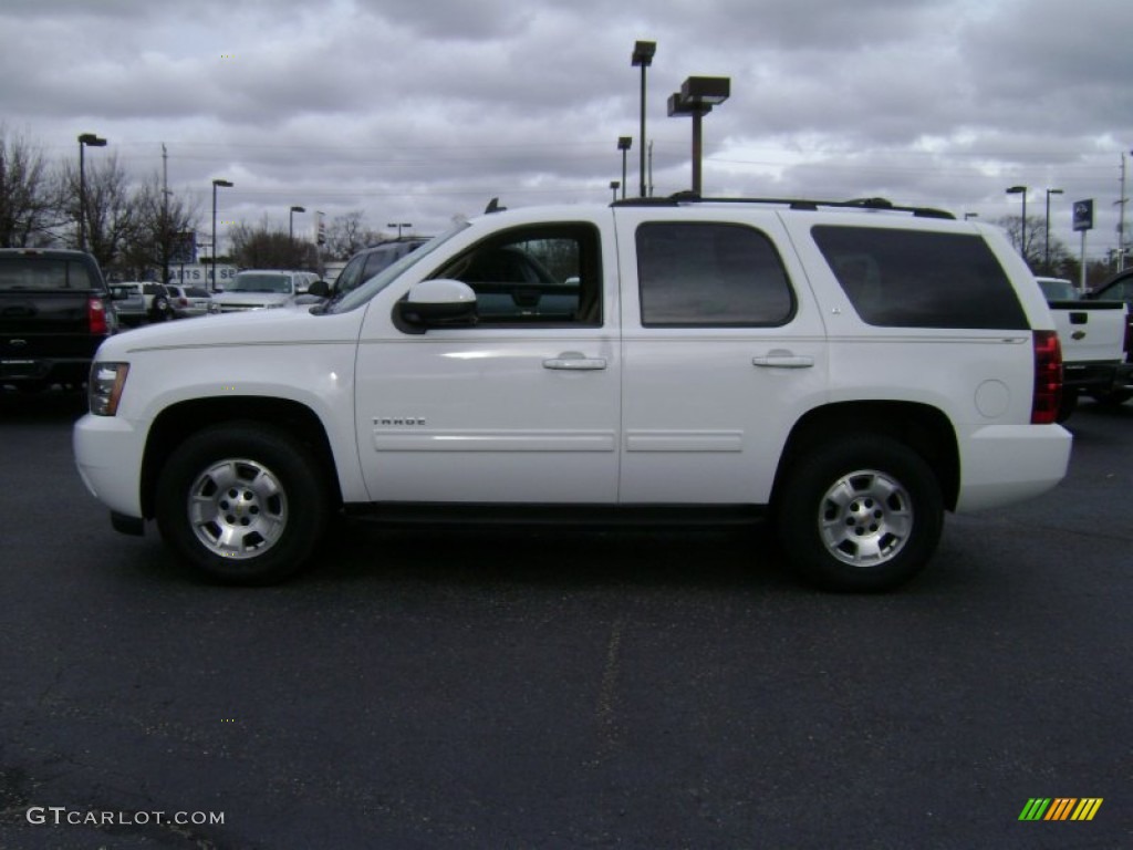 2012 Tahoe LT 4x4 - Summit White / Light Cashmere/Dark Cashmere photo #9