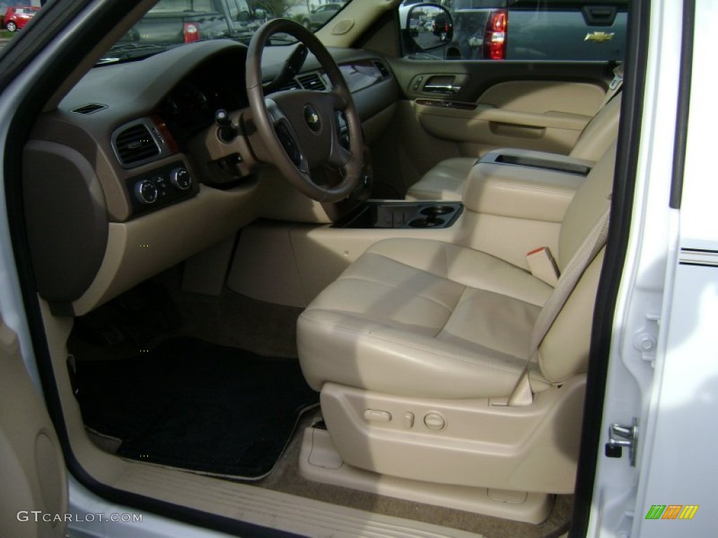2012 Tahoe LT 4x4 - Summit White / Light Cashmere/Dark Cashmere photo #10