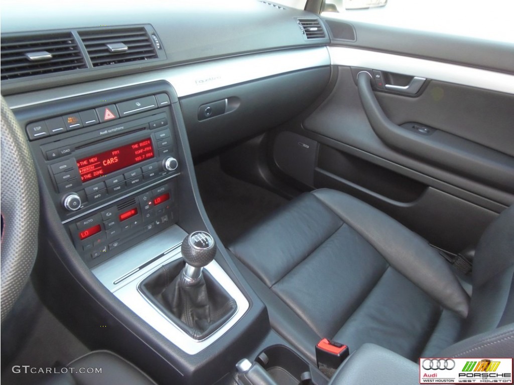 2008 A4 2.0T quattro S-Line Sedan - Light Silver Metallic / Black photo #8