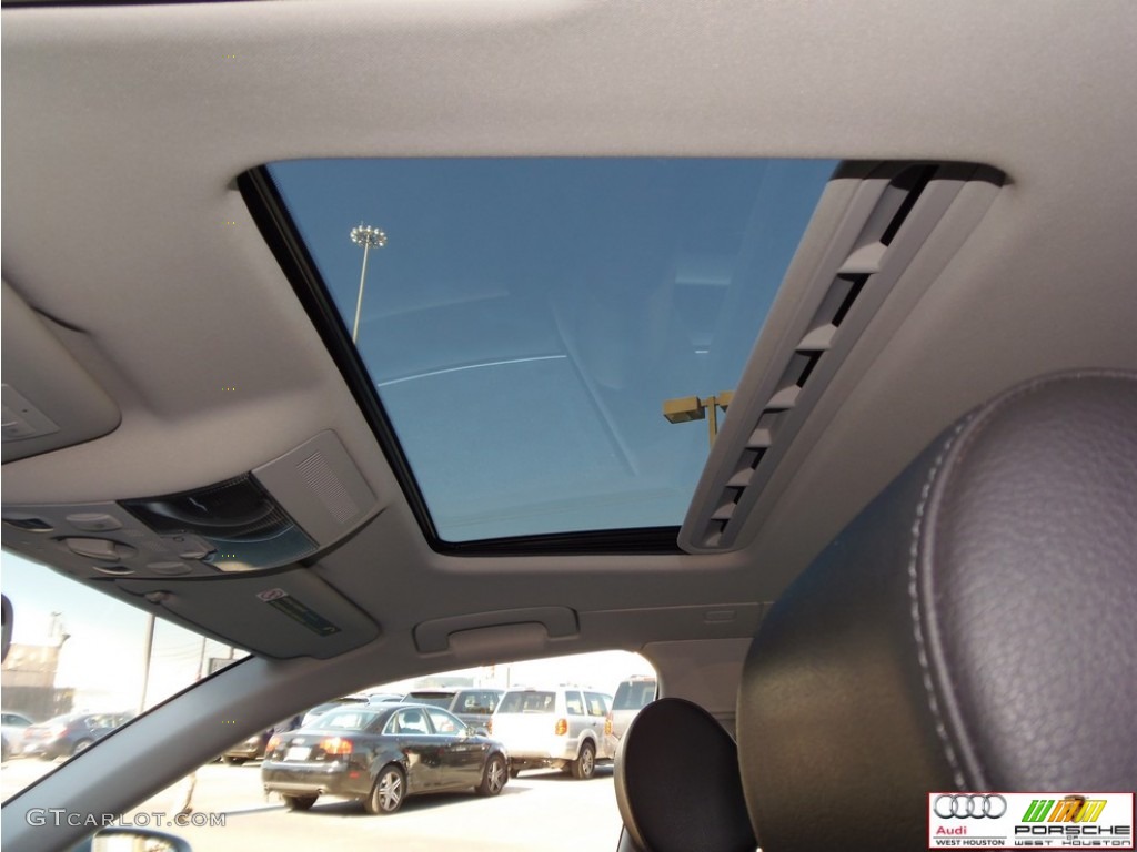 2008 A4 2.0T quattro S-Line Sedan - Light Silver Metallic / Black photo #12
