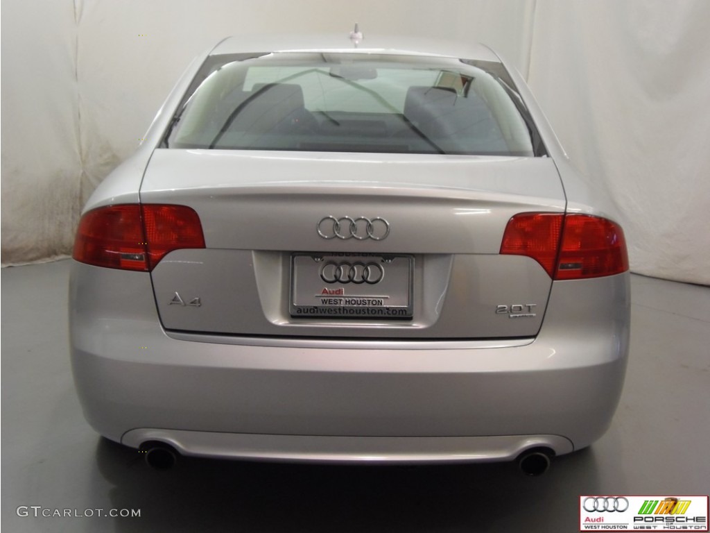 2008 A4 2.0T quattro S-Line Sedan - Light Silver Metallic / Black photo #19