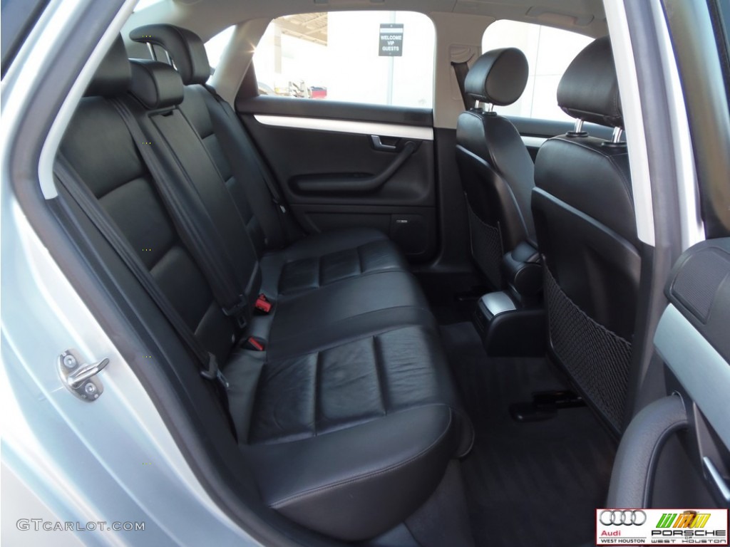 2008 A4 2.0T quattro S-Line Sedan - Light Silver Metallic / Black photo #25