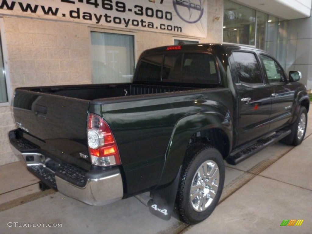 2013 Tacoma V6 Limited Double Cab 4x4 - Spruce Green Mica / Graphite photo #2