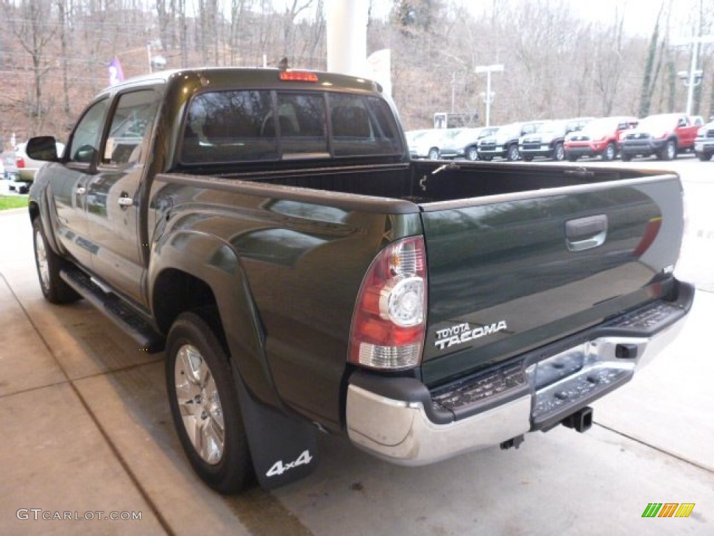 2013 Tacoma V6 Limited Double Cab 4x4 - Spruce Green Mica / Graphite photo #4