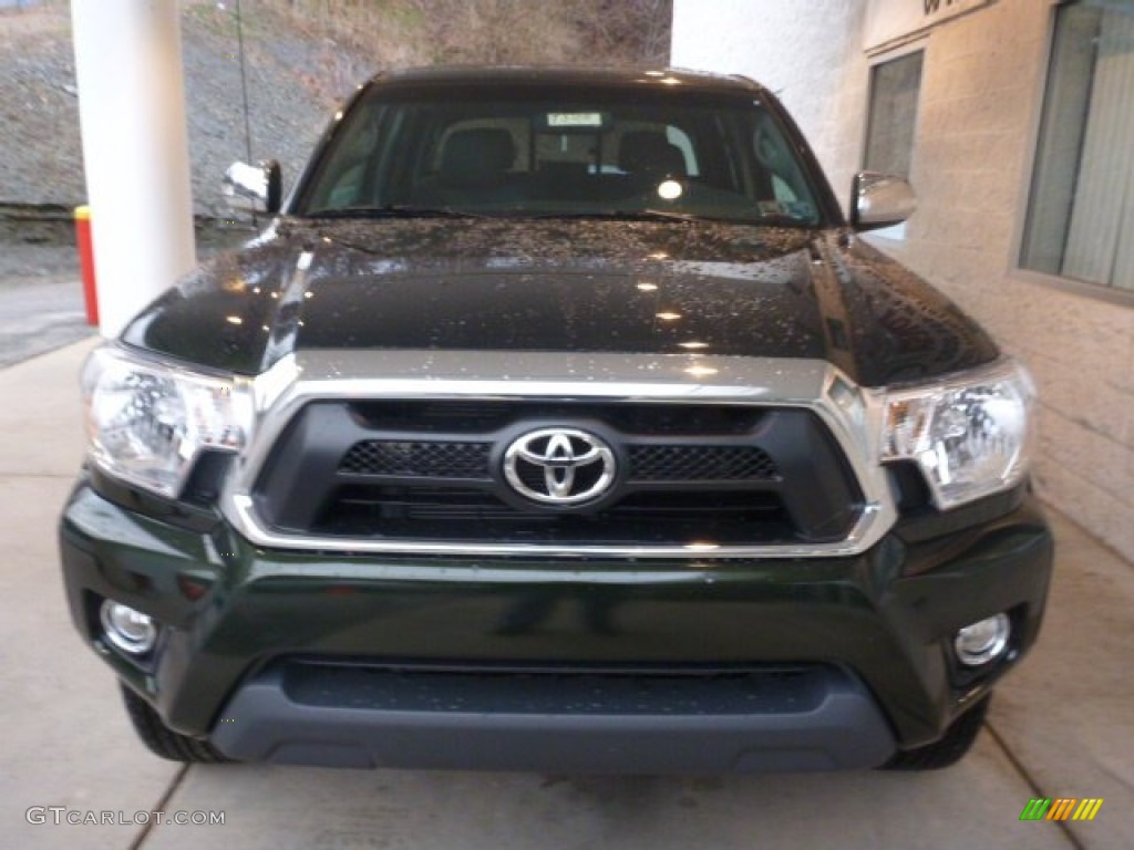 2013 Tacoma V6 Limited Double Cab 4x4 - Spruce Green Mica / Graphite photo #6