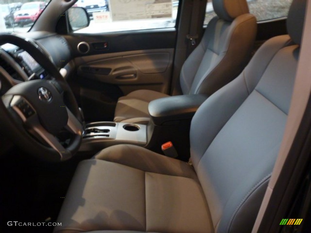 2013 Tacoma V6 Limited Double Cab 4x4 - Spruce Green Mica / Graphite photo #13