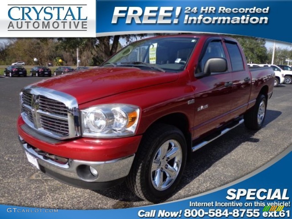 Inferno Red Crystal Pearl Dodge Ram 1500