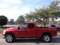 2008 Inferno Red Crystal Pearl Dodge Ram 1500 ST Quad Cab 4x4  photo #2