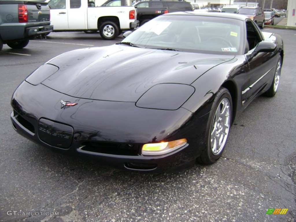 1997 Corvette Coupe - Black / Light Gray photo #1