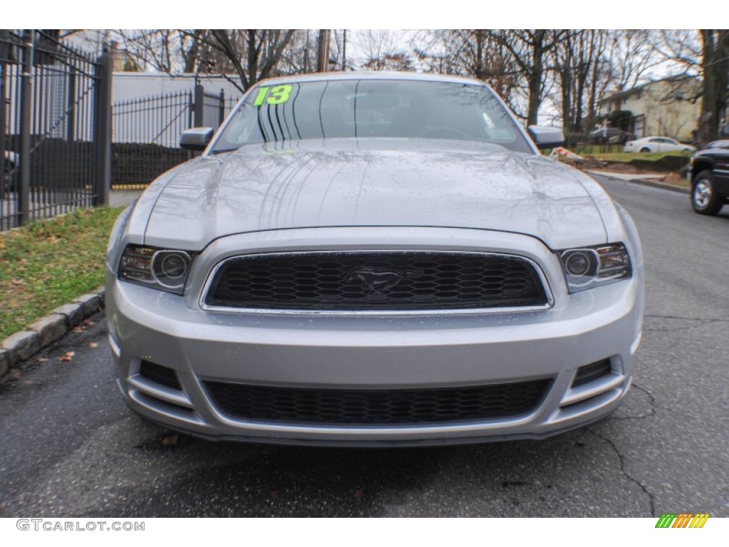 2013 Mustang V6 Premium Coupe - Ingot Silver Metallic / Charcoal Black photo #2