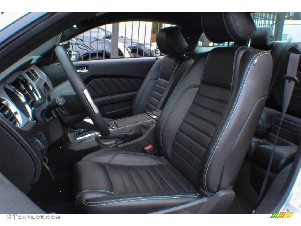 2013 Mustang V6 Premium Coupe - Ingot Silver Metallic / Charcoal Black photo #14