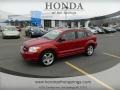 2007 Inferno Red Crystal Pearl Dodge Caliber R/T  photo #1