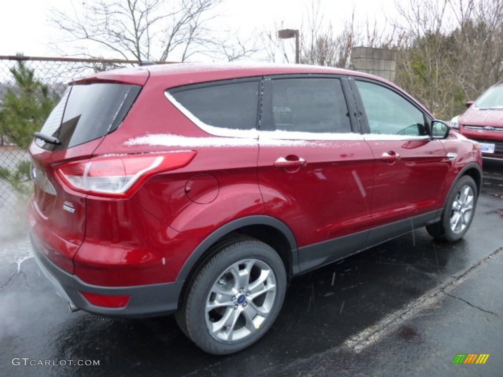 2013 Escape SEL 2.0L EcoBoost 4WD - Ruby Red Metallic / Medium Light Stone photo #2