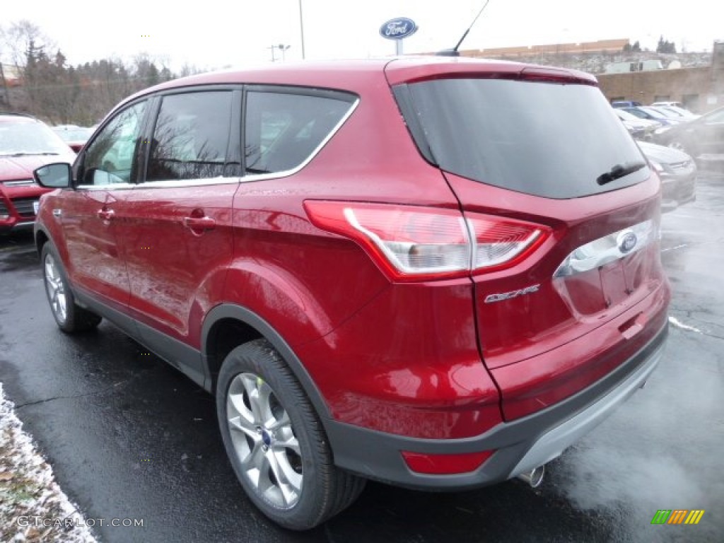 2013 Escape SEL 2.0L EcoBoost 4WD - Ruby Red Metallic / Medium Light Stone photo #4