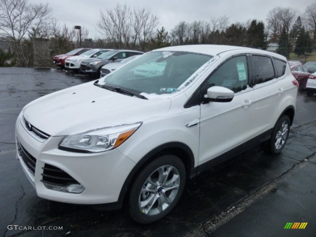 2013 Escape SEL 2.0L EcoBoost 4WD - White Platinum Metallic Tri-Coat / Medium Light Stone photo #5