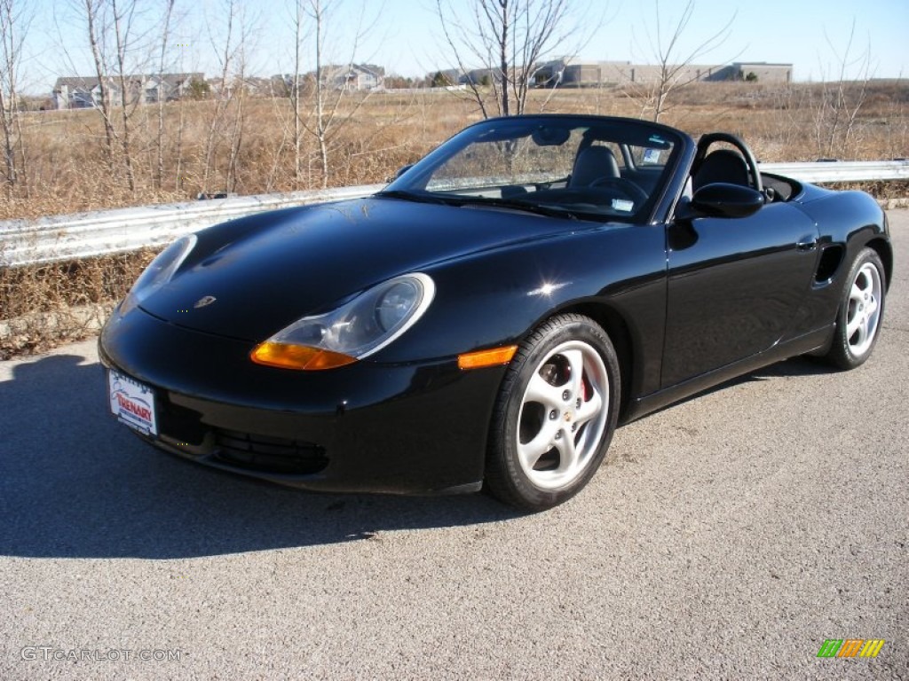 Black 1999 Porsche Boxster Standard Boxster Model Exterior Photo #75105729