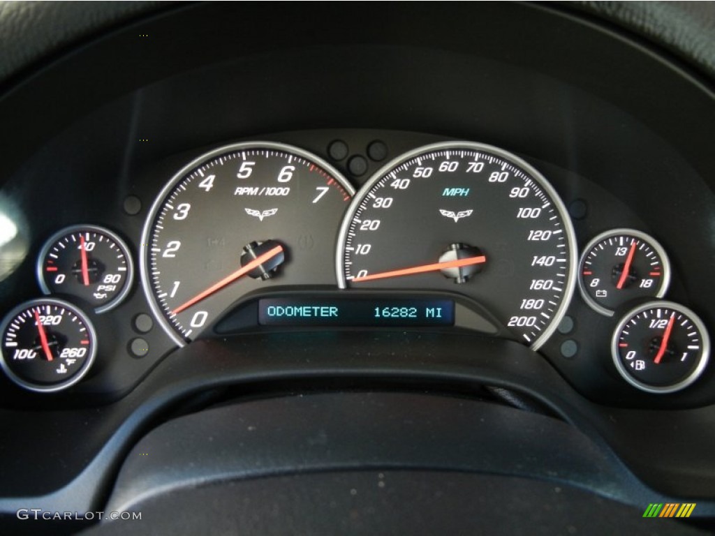 2011 Chevrolet Corvette Grand Sport Coupe Gauges Photo #75107450