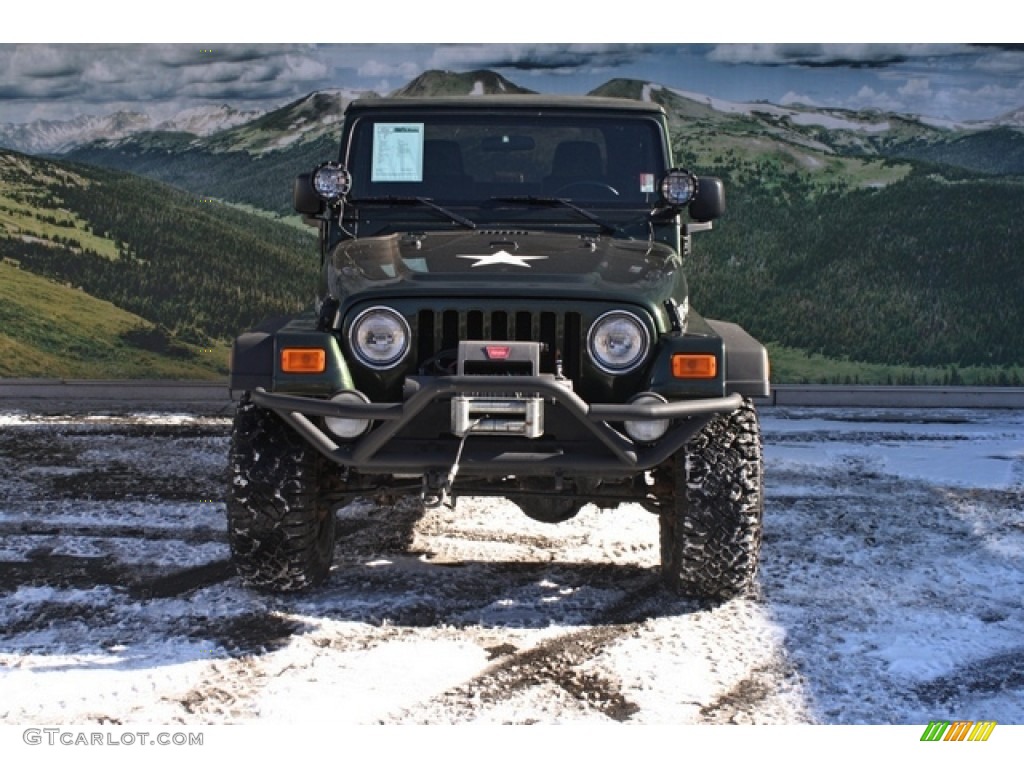 Moss Green Pearlcoat 2005 Jeep Wrangler Willys Edition 4x4 Exterior Photo #75107509
