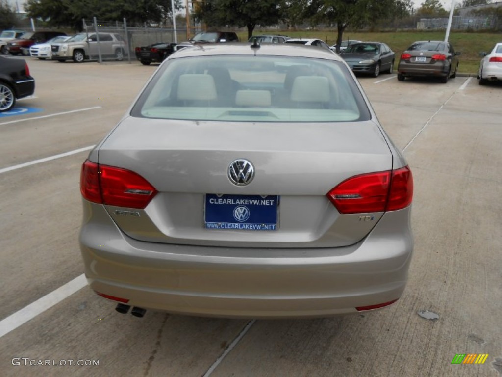 2013 Jetta TDI Sedan - Moonrock Silver Metallic / Titan Black photo #6